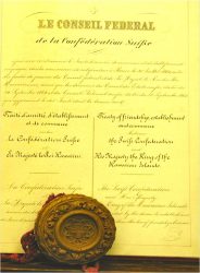 1864 Treaty with&nbsp;Switzerland