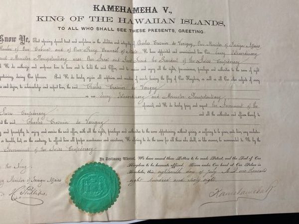 Our Treaty with the Swiss&nbsp;Confederation