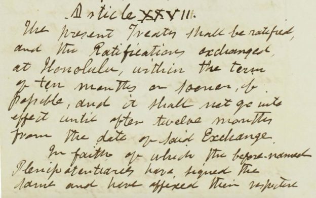 France Friendship treaty –&nbsp;1846